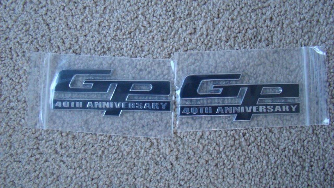 Grand Prix GTP Door Badges